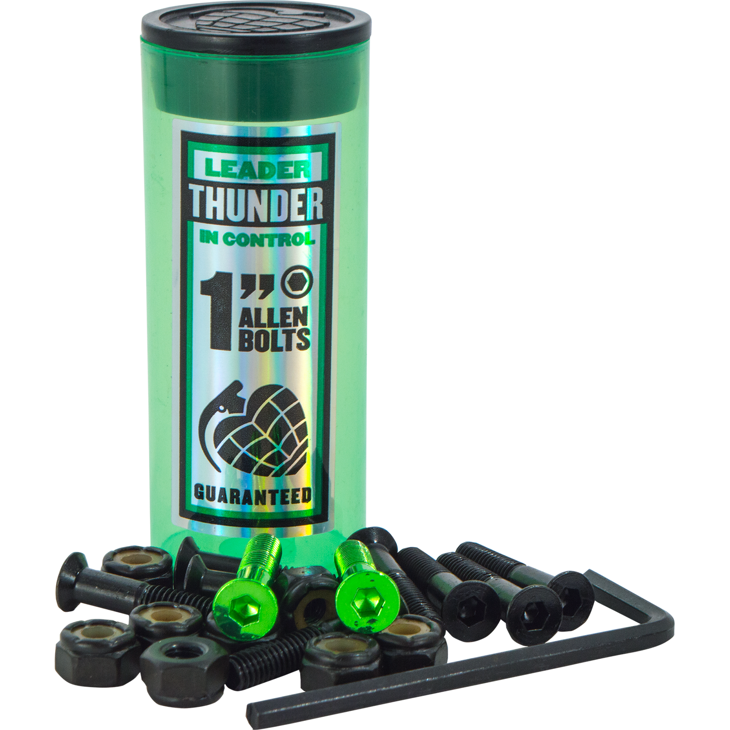 THUNDER 1" ALLEN HARDWARE GREEN 1set