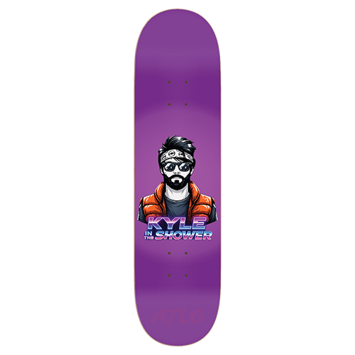 Kyle in the Shower Skateboard